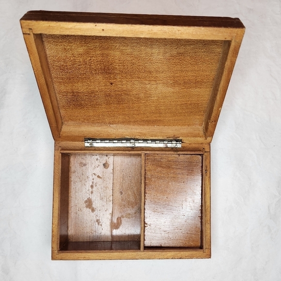 Antique Swiss wooden music box - Picture 8 of 11